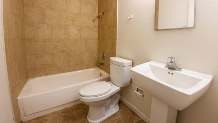 South Smith Apartments - Two Bedroom - Bathroom
